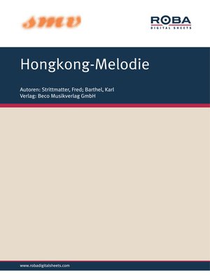 cover image of Hongkong-Melodie